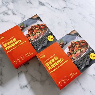 브라잇벨리 식물성 미트볼과 일본식카레의 만남, 플랜트볼 카레라이스 — 5점을 준 리뷰어가 2022년 8월 올린 사용 사진