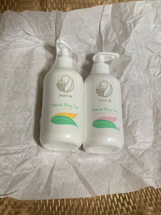 mom e 맘이 내추럴 베이비 케어 샴푸앤바스+로션 — 5점을 준 리뷰어가 2021년 1월 올린 사용 사진