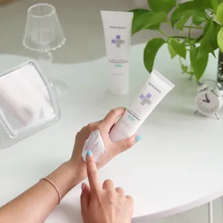 바노바기 코스메틱 바노바기 밀크씨슬 리페어 시카 폼 클렌저 플러스 120ml + 선스크린 플러스 50ml — 5점을 준 리뷰어가 2023년 7월 올린 사용 사진