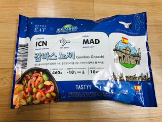 [테이스티나인][레디잇x부루마불] 감바스 뇨끼 460g — 5점을 준 리뷰어가 2022년 5월 올린 사용 사진