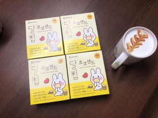 네이처오다 달칩 초코샌드 — 5점을 준 리뷰어가 2021년 2월 올린 사용 사진