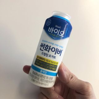 LIVE 매일바이오 썬화이버 드링킹 요거트 — 5점을 준 리뷰어가 2022년 8월 올린 사용 사진