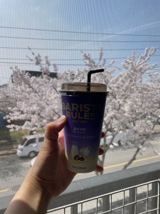 바리스타룰스 돌체 라떼 — 5점을 준 리뷰어가 2023년 4월 올린 사용 사진