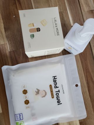 라라앤모어 핸드워시+헨드타올+키친버블클리너 — 4점을 준 리뷰어가 2022년 3월 올린 사용 사진