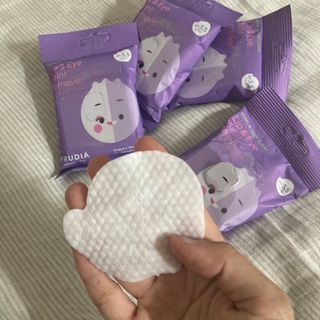 [후르디아] 블루베리 립앤아이 리무버 패드 4개 세트 — 5점을 준 리뷰어가 2021년 7월 올린 사용 사진