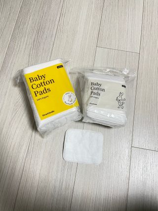 디어엘로디 프리미엄 유기농 베이비 솜티슈 40매 3 + 1 PACK — 5점을 준 리뷰어가 2021년 2월 올린 사용 사진