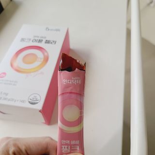인디닥터 면역 생생 핑크 이뮨 젤리 + 타이탄 BCAA 프로틴 젤리스틱 — 5점을 준 리뷰어가 2022년 3월 올린 사용 사진