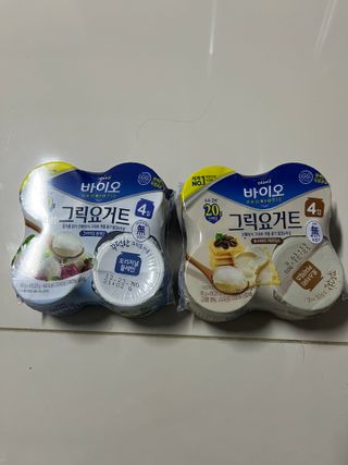 매일바이오 그릭요거트 오리지널 플레인 4개, 로스터리 커피믹스 4개 — 5점을 준 리뷰어가 2021년 12월 올린 사용 사진