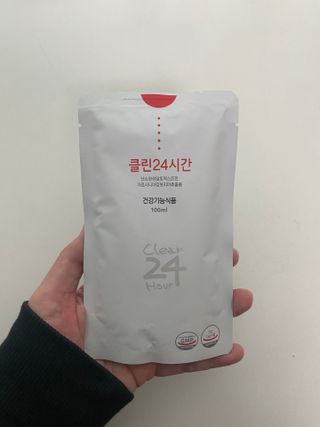 클린24시간 1BOX(5포) + 전용보틀(500ml) — 5점을 준 리뷰어가 2022년 12월 올린 사용 사진