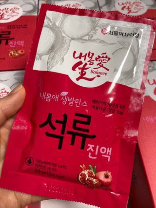서울약사신협_내몸애생발란스석류_70ml x 30포 — 5점을 준 리뷰어가 2021년 9월 올린 사용 사진