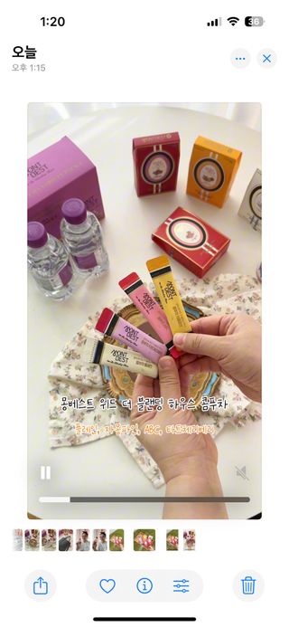 몽베스트 릴스  [MONTBEST] 330mL 20병 & 블랜딩 콤부차 새콤 4종 — 4점을 준 리뷰어가 2024년 11월 올린 사용 사진