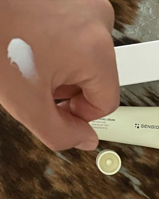 젠바이오 코스메틱스 젠바이오수딩크림]   가려운 피부 & 아토피 원픽 크림 — 5점을 준 리뷰어가 2022년 7월 올린 사용 사진