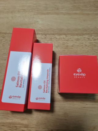아이앤립 / EYENLIP 아이앤립 연어오일 리바이탈라이징 토너+앰플+크림 3종 세트 — 5점을 준 리뷰어가 2021년 6월 올린 사용 사진