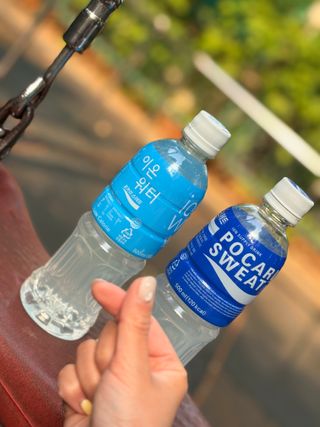 [동아오츠카] 포카리스웨트  500ml PET + 이온워터 500ml PET — 5점을 준 리뷰어가 2025년 6월 올린 사용 사진