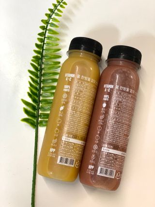 BLENDY'S 핑크 스무디+블론디 스무디 — 5점을 준 리뷰어가 2021년 10월 올린 사용 사진