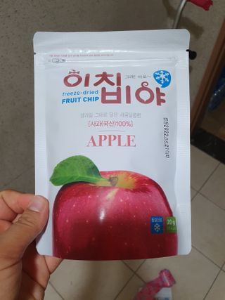동결건조 과일칩 이치비야 4종 세트 — 5점을 준 리뷰어가 2021년 9월 올린 사용 사진