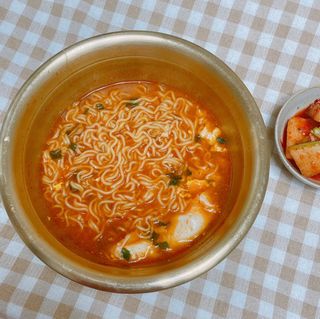 [풀무원] 자연은맛있다 정면, 백면, 홍면  세트 — 4점을 준 리뷰어가 2021년 4월 올린 사용 사진