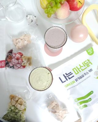 수플먼트 나는 마신닭!! 닭가슴살 주스키트, 먹기 힘들었던 닭가슴살 이제는 마시자 — 5점을 준 리뷰어가 2023년 7월 올린 사용 사진