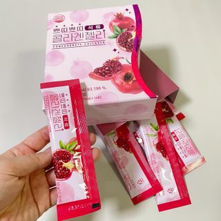 헬스업_쁘띠쁘띠석류콜라겐젤리_20g x 14포 — 4점을 준 리뷰어가 2021년 3월 올린 사용 사진