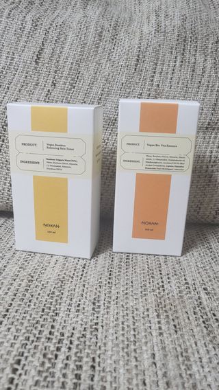 [녹산] 비건 대나무 밸런싱 수분 토너 + 비건 바이오 비타 에센스 — 5점을 준 리뷰어가 2022년 10월 올린 사용 사진