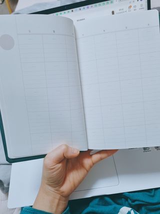 응원과 위로가 필요한 당신에게  리훈 하고싶은말 스터디 플래너 — 4점을 준 리뷰어가 2022년 3월 올린 사용 사진