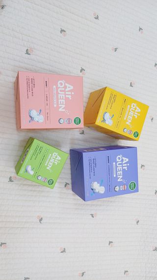 에어퀸 뉴브레스 유기농 생리대 4종 (팬티라이너 20P + 중형 10P + 대형 10P + 오버나이트 8P)_체험단 — 5점을 준 리뷰어가 2024년 5월 올린 사용 사진