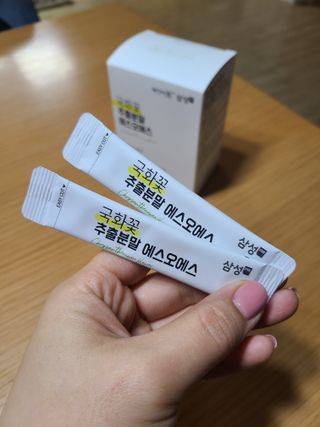체인미 국화꽃 추출분말 에스오에스 곡류효소 과일채소 17종 혼합 분말 스틱 — 5점을 준 리뷰어가 2021년 11월 올린 사용 사진