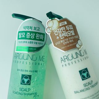 어라운드미 [어라운드 미] 탈모 증상 완화 스칼프 샴푸 + 두피 영양 공급 트리트먼트 — 5점을 준 리뷰어가 2021년 6월 올린 사용 사진