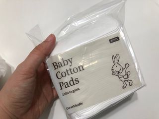 디어엘로디 프리미엄 유기농 베이비 솜티슈 40매 3 + 1 PACK — 5점을 준 리뷰어가 2021년 2월 올린 사용 사진