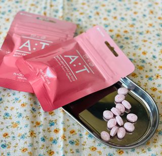 입 냄새 완화에 도움을 주는 에티켓 캔디 복숭아맛 앳캔디 — 5점을 준 리뷰어가 2020년 12월 올린 사용 사진