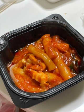 한성기업 무볼레 닭떡볶이+해물떡볶이 2종 세트 — 5점을 준 리뷰어가 2021년 10월 올린 사용 사진