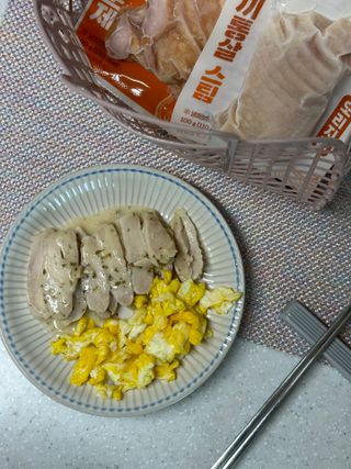 한끼통살 슬라이스 닭가슴살 — 5점을 준 리뷰어가 2023년 2월 올린 사용 사진