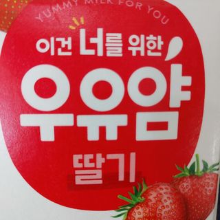 빙그레 우유얌 초코 / 우유얌 딸기 — 5점을 준 리뷰어가 2021년 4월 올린 사용 사진