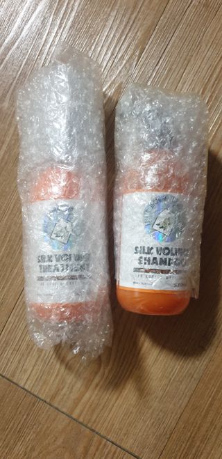 썸헤어 / SUMHAIR 썸헤어 실크 볼륨 샴푸+트리트먼트 프룻자스민티 — 4점을 준 리뷰어가 2021년 5월 올린 사용 사진