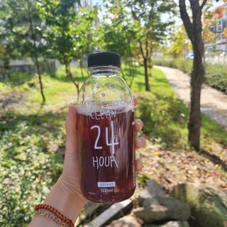 클린24시간 1BOX(5포) + 전용보틀(500ml) — 5점을 준 리뷰어가 2022년 10월 올린 사용 사진