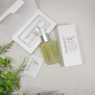 Free [비타브리드]피부를 위한 비타민C 조합! 비타브리드C12 듀얼 드롭 세럼&페이스 브라이트닝+ — 4.5점을 준 리뷰어가 2023년 10월 올린 사용 사진