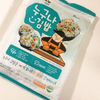 해풀잎 누구나 김밥*1ea [(혼합야채 35g *1ea,  김밥김 (5g, 5ea),  양념간장 (6g, 5ea), 참기름(5g, 2ea)] — 5점을 준 리뷰어가 2022년 8월 올린 사용 사진