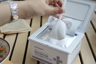 바노바기 코스메틱 바노바기 밀크씨슬 리페어 시카 폼 클렌저 플러스 120ml + 퀵 마스크 플러스 30매 — 4.5점을 준 리뷰어가 2023년 9월 올린 사용 사진