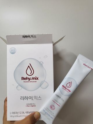 리하이.믹스 수분보충용믹스 리하이.믹스 (Rehy.mix) — 4.5점을 준 리뷰어가 2022년 8월 올린 사용 사진