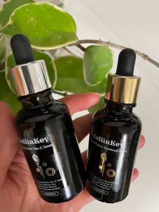 코매료 셀인키 리바이탈 퍼펙트 세럼 2종(천연오일100프로+순수비타민c150,000ppm) — 5점을 준 리뷰어가 2024년 2월 올린 사용 사진