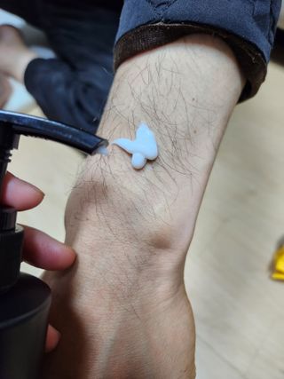 웰피아생활건강 웰피아 올인원 남성화장품 옴므페론 — 5점을 준 리뷰어가 2023년 1월 올린 사용 사진