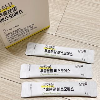 체인미 국화꽃 추출분말 에스오에스 곡류효소 과일채소 17종 혼합 분말 스틱 — 4.5점을 준 리뷰어가 2021년 11월 올린 사용 사진