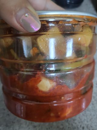 셰프애찬 알타리김치 총각김치 1kg — 4.5점을 준 리뷰어가 2022년 10월 올린 사용 사진