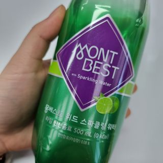 몽베스트 Montbest with Sparkling water Lime20병 — 5점을 준 리뷰어가 2022년 7월 올린 사용 사진