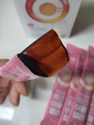 [인디닥터] 면역 생생 핑크 이뮨 젤리 — 5점을 준 리뷰어가 2022년 5월 올린 사용 사진