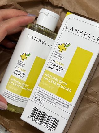 랑벨 내츄럴 딥 립앤아이 리무버 210ml — 4점을 준 리뷰어가 2022년 6월 올린 사용 사진