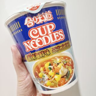 NISSIN 닛신 컵누들  4종 - 씨푸드오리지날, 씨푸드 스파이시, 씨푸드 커리, 씨푸드 XO소스 — 5점을 준 리뷰어가 2022년 1월 올린 사용 사진