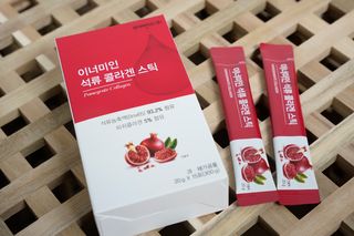 이너미인 석류 콜라겐 스틱 — 3.5점을 준 리뷰어가 2021년 1월 올린 사용 사진