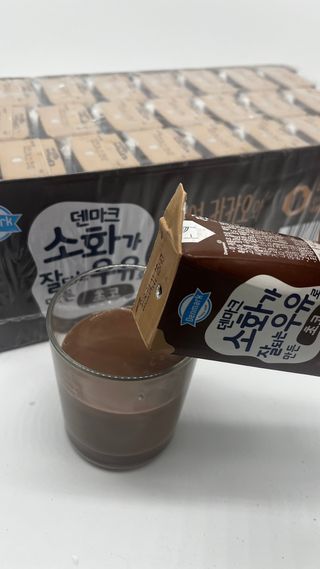 [구매평]덴마크 소화가 잘되는 우유로 만든 초코, 190ml, 24개 — 5점을 준 리뷰어가 2025년 2월 올린 사용 사진