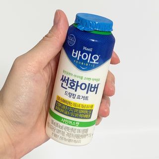 LIVE 매일바이오 썬화이버 드링킹 요거트 — 5점을 준 리뷰어가 2022년 8월 올린 사용 사진